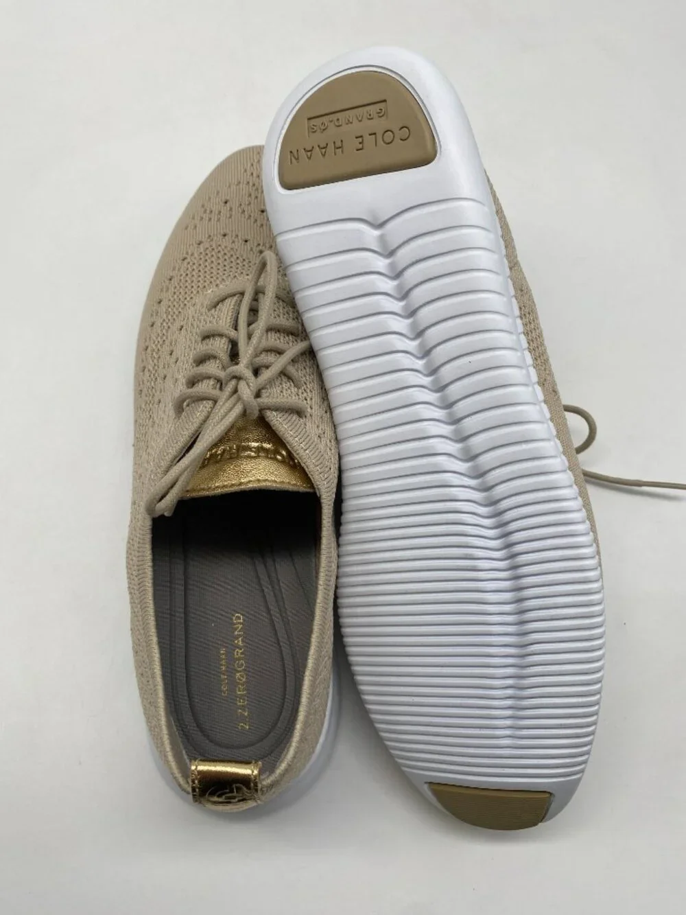COLE HAAN ZERO GRAND STITCHLITE WOMEN'S WINGTIP COMFORT SHOES US WOMEN SIZE 10B
